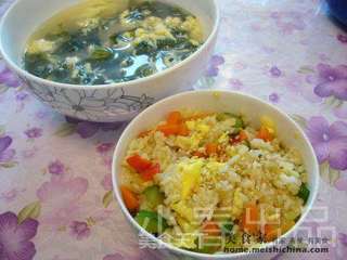彩丁炒饭的做法步骤:5