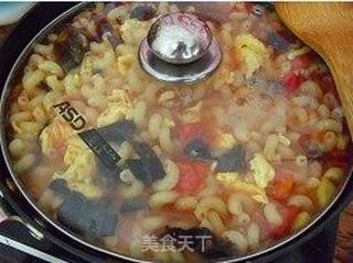 番茄鸡蛋焖面的做法步骤:8