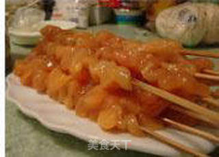 烤鸡肉串的做法步骤:3
