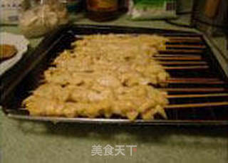 烤鸡肉串的做法步骤:5