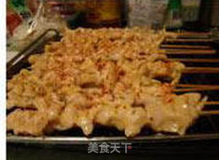 烤鸡肉串的做法步骤:6