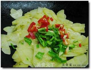 干煸土豆片的做法步骤:6