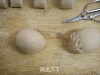 刺猬馒头的做法步骤:3