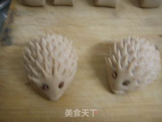 刺猬馒头的做法步骤:5