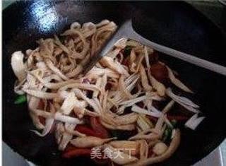 腊味杏鲍菇的做法步骤：6