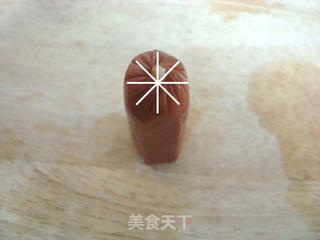 番茄沙司香肠仔的做法步骤:2