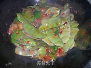 五花肉炒扁豆的做法步骤：7