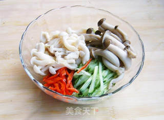 一道凉菜——凉拌双菇的做法步骤:8