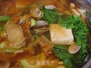 夏日开胃汤“韩式泡菜蛤蜊汤”的做法步骤:11