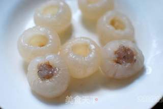 鲜虾荔枝盏的做法步骤:6