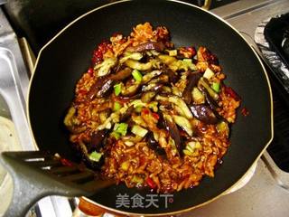 热菜——健康省油版鱼香茄子的做法步骤:7