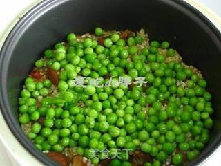 豌豆卤肉饭的做法步骤：6