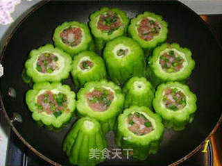 酿苦瓜的做法步骤:10