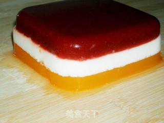 三色开胃水晶糕的做法步骤:10