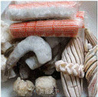海鲜乌冬面的做法步骤：1