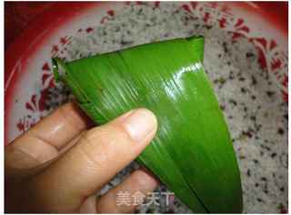 教你用针包粽子的做法步骤：5
