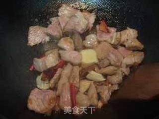 玫瑰花香红烧肉的做法步骤：15