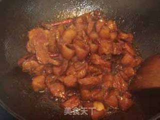 玫瑰花香红烧肉的做法步骤：24
