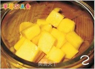 椰汁芒果西米露的做法步骤:2
