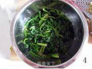 姜汁菠菜的做法步骤:4