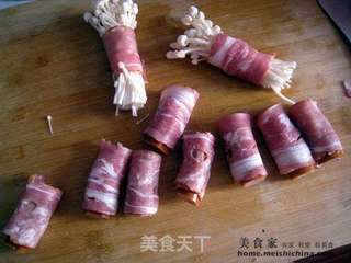 培根黑胡椒热狗卷的做法步骤:5