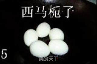 五花肉炖虎皮蛋的做法步骤:13