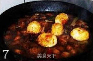 五花肉炖虎皮蛋的做法步骤:15