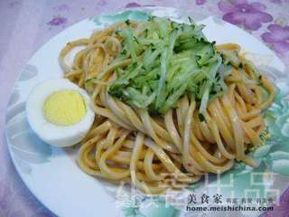 秘制麻汁凉面的做法步骤:6