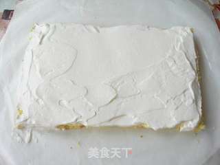 水果蛋糕条的做法步骤:4