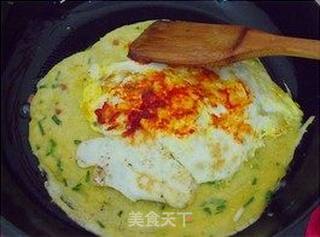 杂粮煎饼的做法步骤:7