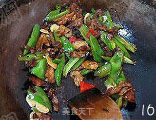 农家小炒肉的做法步骤:16