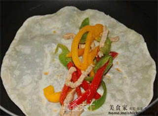 彩椒肉卷的做法步骤:14