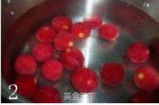 杨梅冰冻的做法步骤:2