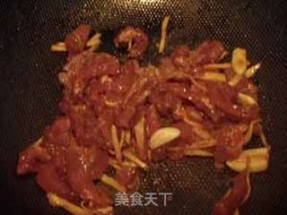 黑椒苦瓜牛柳的做法步骤：7