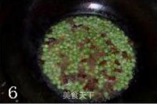 腊肉烩豌豆的做法步骤:6