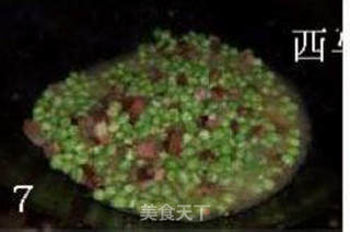腊肉烩豌豆的做法步骤:7
