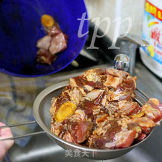 土豆胡萝卜烧牛腩的做法步骤:4