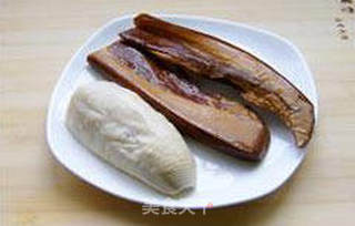 干锅腊肉豆结的做法步骤：1