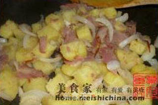 奶酪培根焗土豆的做法步骤:8