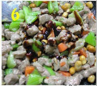 蚝油牛肉粒的做法步骤:6