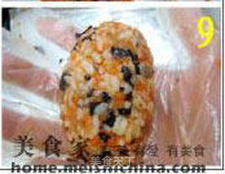 日式鲜虾饭团的做法步骤:9