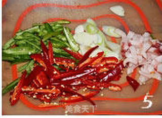 蕨菜炒肉丝的做法步骤:5