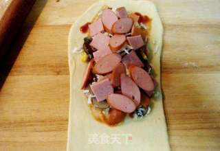 八仙口袋脆底披萨的做法步骤：16