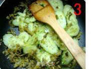 雪菜豆腐羹的做法步骤:4