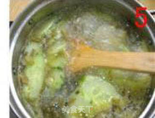 雪菜豆腐羹的做法步骤:6
