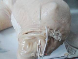 功夫汤---肚包鸡的做法步骤:6