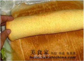 虎皮蛋糕的做法步骤:17