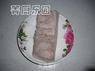 韩国泡菜秘制五花肉卷的做法步骤:3