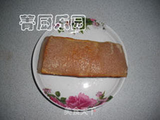 韩国泡菜秘制五花肉卷的做法步骤:6