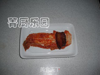 韩国泡菜秘制五花肉卷的做法步骤:10